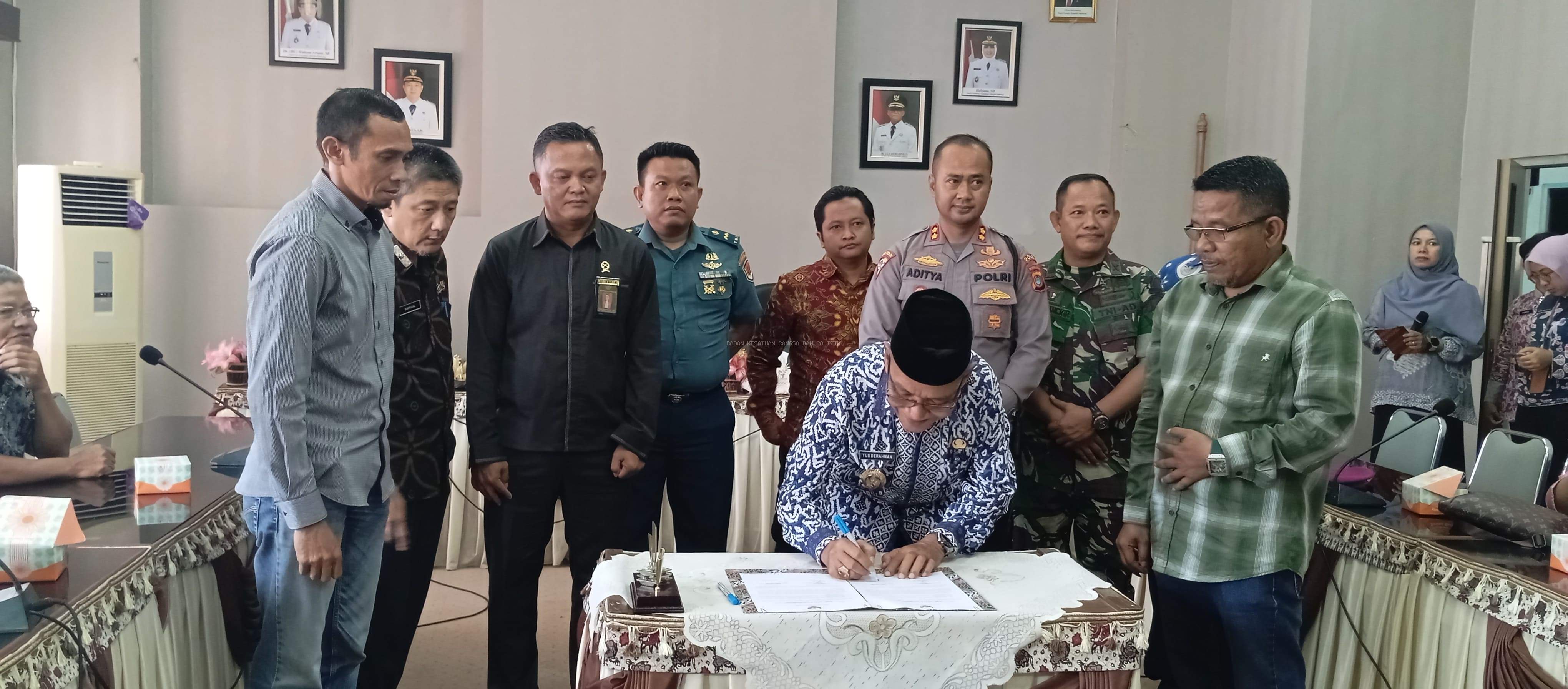 PENANDATANGANAN BERITA ACARA DANA BANTUAN PARTAI POLITIK TAHUN 2025